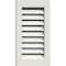 Ekena Millwork Vertical Gable Vent Functional, PVC Gable Vent w/ 1" x 4" Flat Trim Frame, 18"W x 12"H GVPVE18X1201FUN - alternate 2